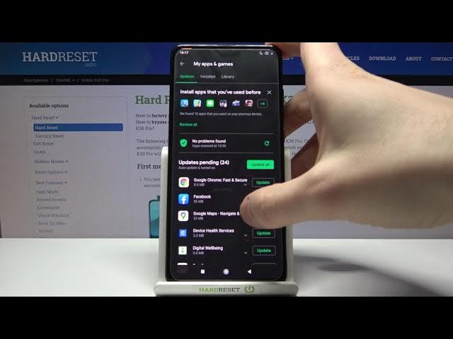 Video thumbnail for How to Update Apps in XIAOMI Redmi K30 Pro – Turn on automatic Apps updates
