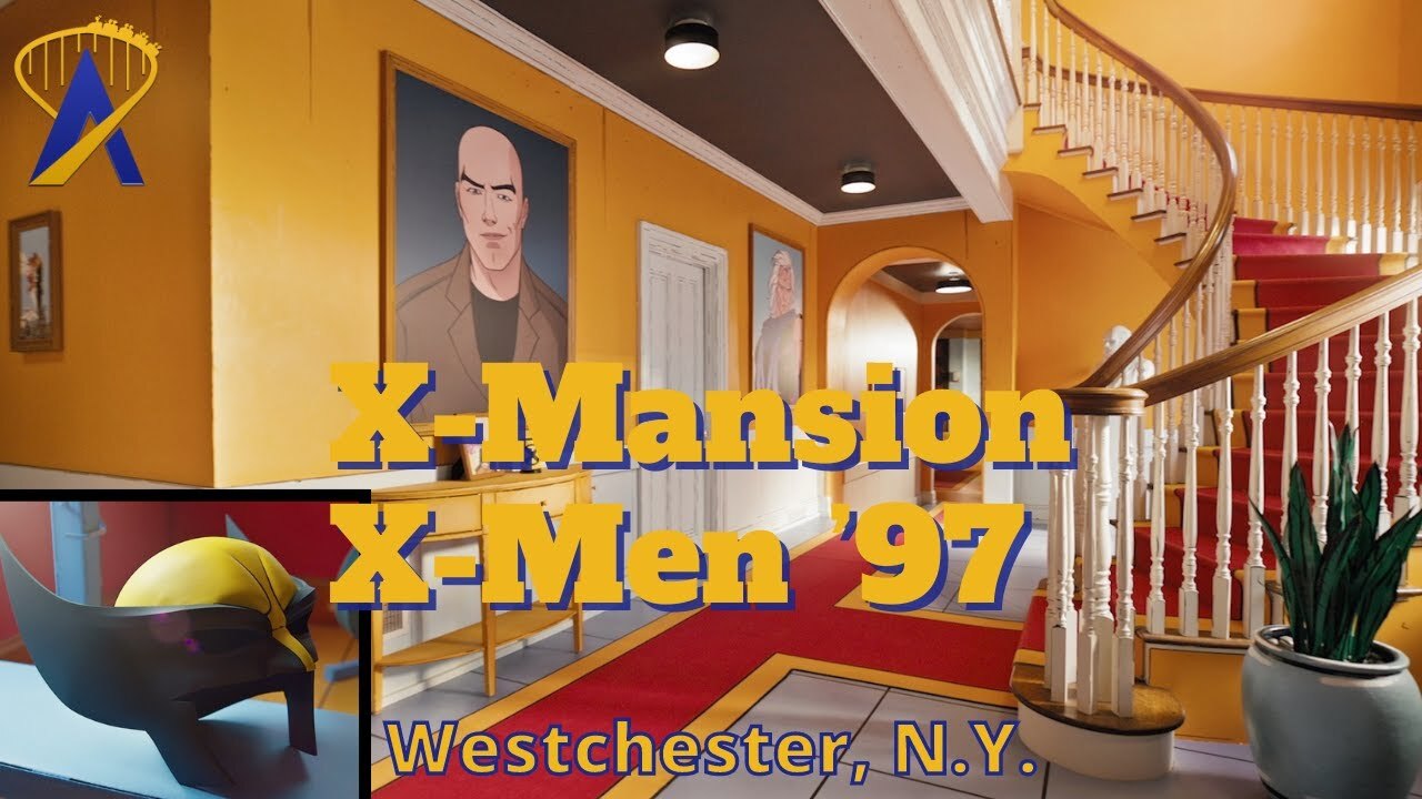 'Video thumbnail for Inside the Real-Life X-Mansion from X-Men ’97 by Airbnb'