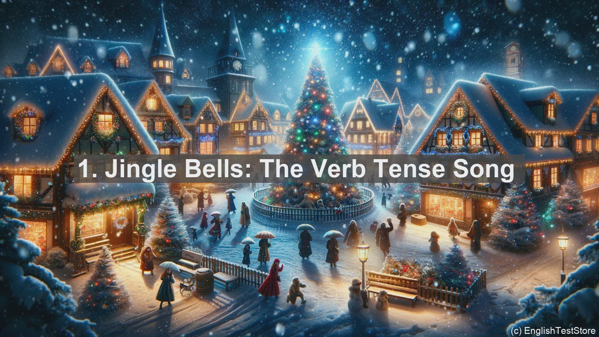 'Video thumbnail for Top 10 Christmas themed English Grammar Songs for Christmas Day'