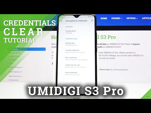 Video thumbnail for How to Clear Credentials in UMIDIGI S3 Pro – Remove Certificates