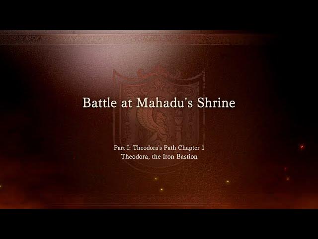 Video thumbnail for Fire Emblem: Fortune's Weave - 1 Theodora's Path Ch 1: Battle at Mahadu's Shrine: Reach Destination