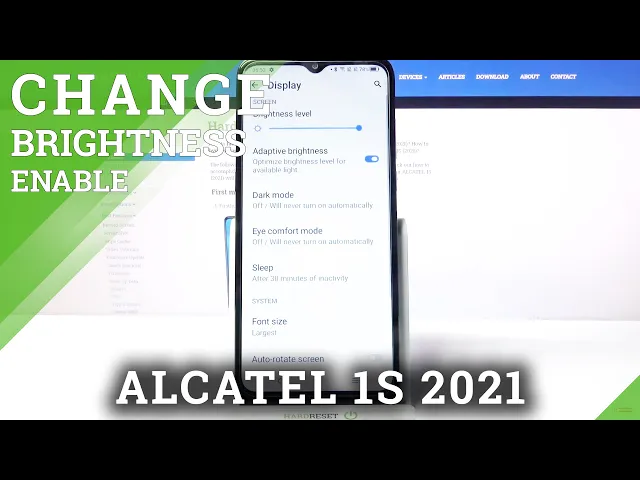 Video thumbnail for Auto-Brightness on ALCATEL 1S 2021 – Enable Adaptive Brightness