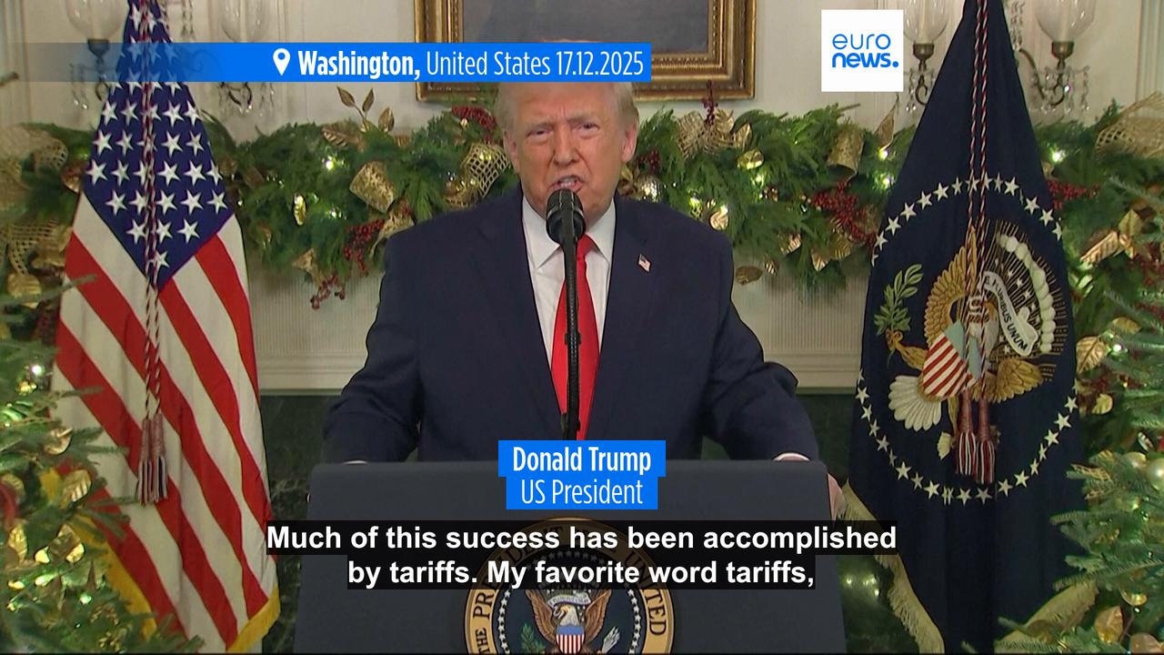 Video thumbnail for Trump claims economic successes in national address despite growing disapproval