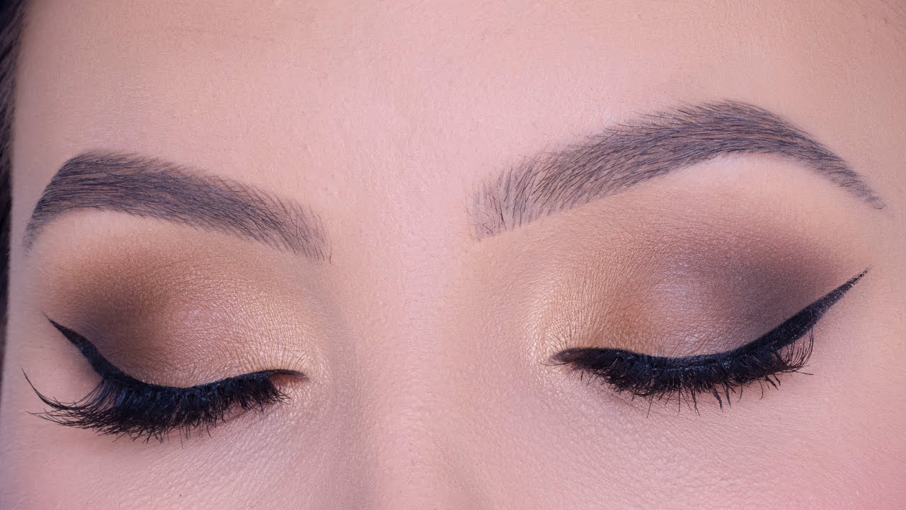 Video thumbnail for Soft Glam Brown Eye Makeup Tutorial | Winged Eyeliner