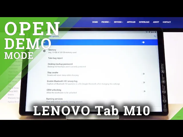 Video thumbnail for How to Enable Demo Mode in LENOVO Tab M10 – Activate Floor Settings