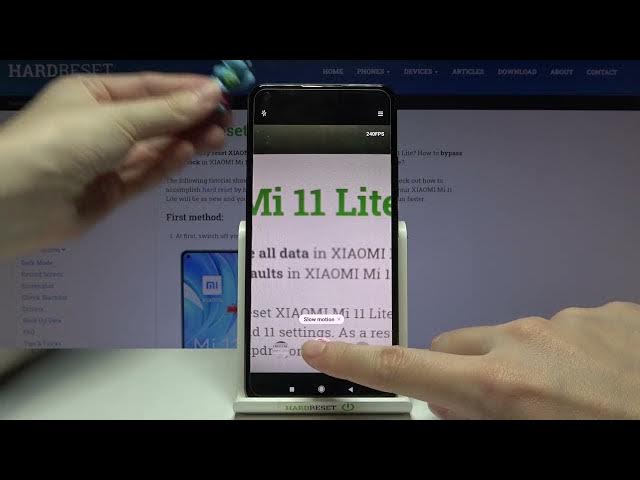 Video thumbnail for How to Record Slow Motion Videos Using the Camera on the XIAOMI Mi 11 Lite