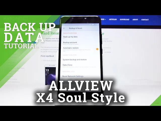 Video thumbnail for How to Back Up Data on Allview X4 Soul Style – Using Google Backup