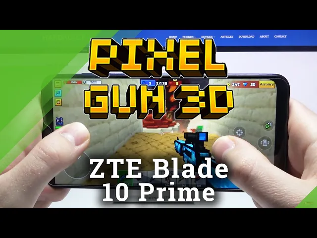 Video thumbnail for Pixel Gun 3D Performance Test on ZTE Blade 10 Prime – Gameplay | FPS | Quality Checkup