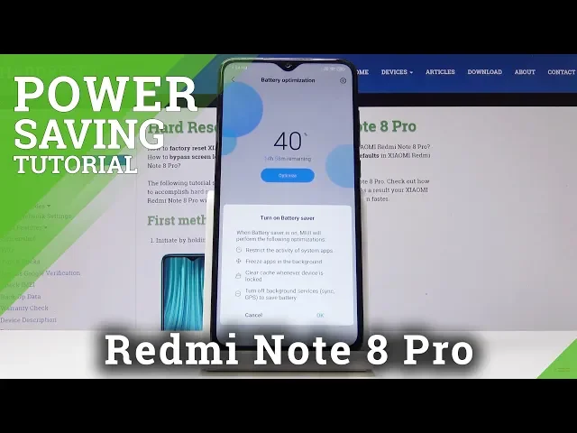 Video thumbnail for How to Activate Power Saving Mode in XIAOMI Redmi Note 8 Pro - Extend Power Saver