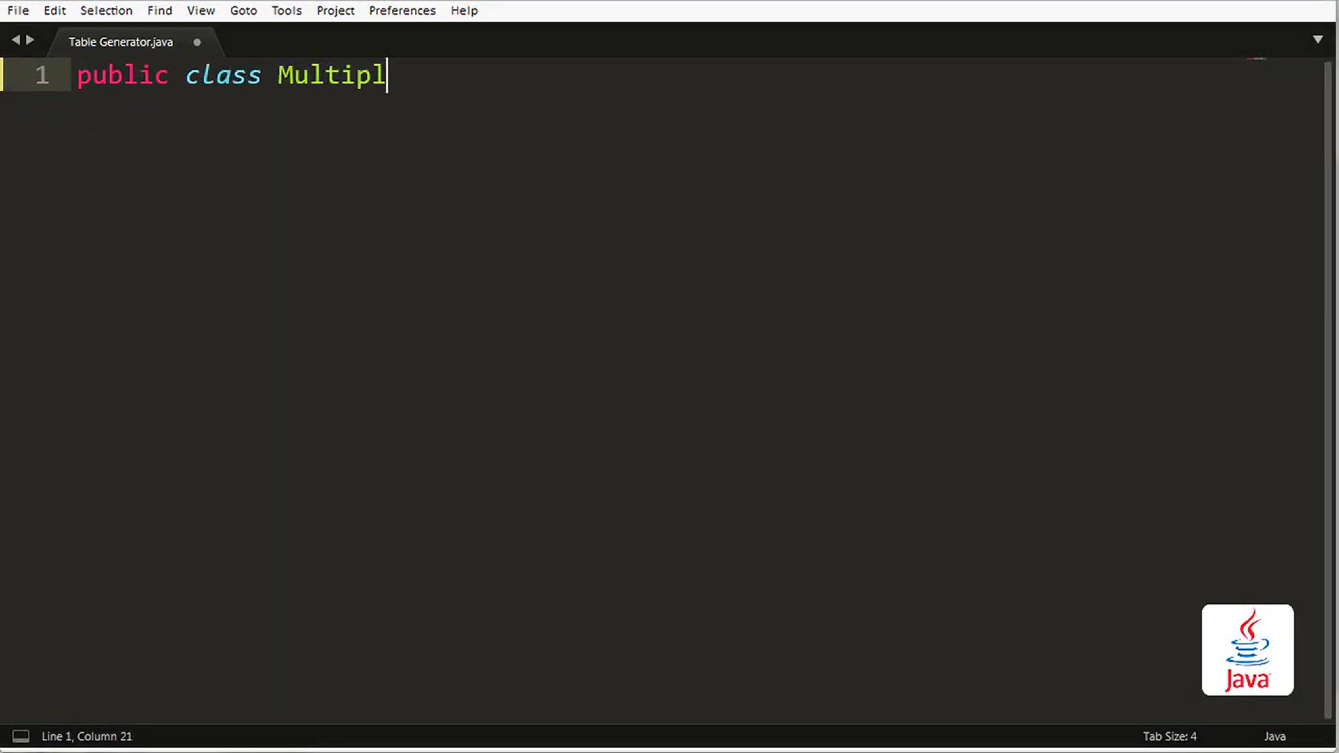 'Video thumbnail for Table Generator in 7 Different Programming Languages !'