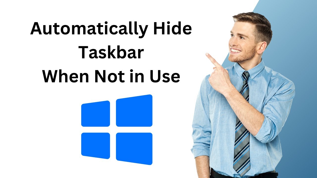 'Video thumbnail for How to Automatically Hide Windows 10 Taskbar When Not in Use | GearUpWindows Tutorial'