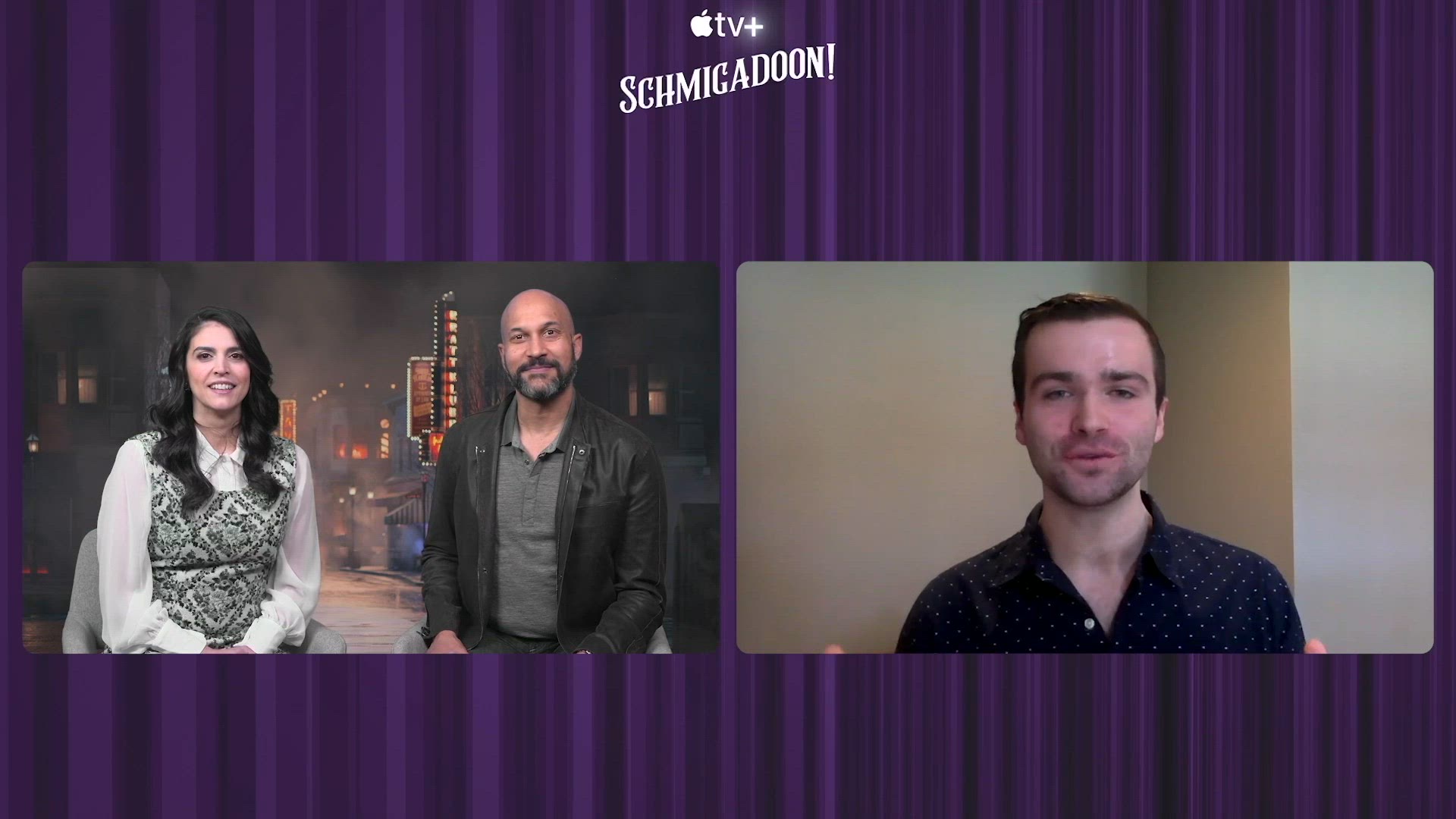 Video thumbnail for Interview: Cecily Strong & Keegan Michael-Key Are Gearing Up for SCHMIGADOON! Season 2