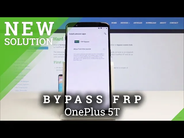 Video thumbnail for How to Bypass Google Verification in OnePlus 5T - Unlock FRP / Bypass Google Account