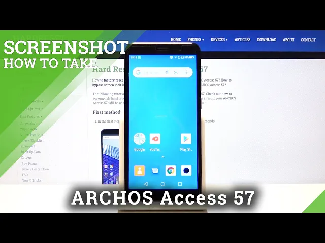 Video thumbnail for How to Take Screenshot on ARCHOS Access 57 – Capture and Save Screen