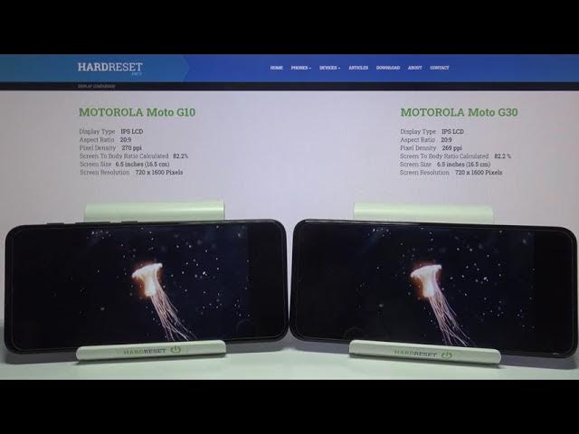 Video thumbnail for Display Comparison MOTOROLA Moto G10 vs MOTOROLA Moto G30 – Display Quality Test Head-to-Head
