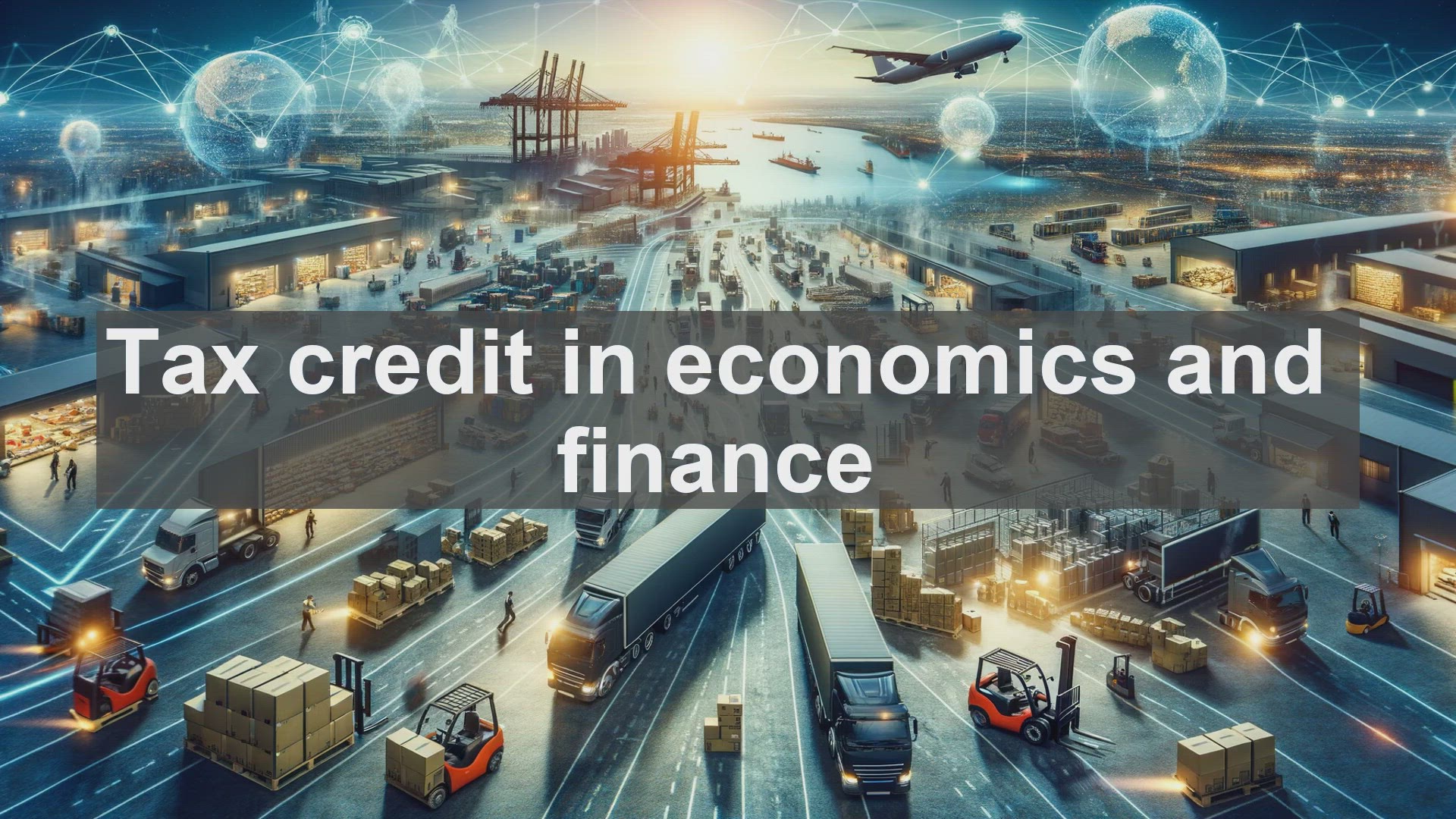'Video thumbnail for Tax credit in economics and finance'
