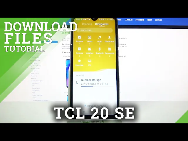 Video thumbnail for How to Use Downloads App on TCL 20 SE – Open All Saved Data