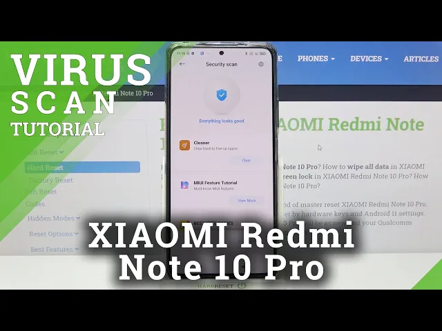 Video thumbnail for How to Scan XIAOMI Redmi Note 10 Pro – Detect Viruses and Malware