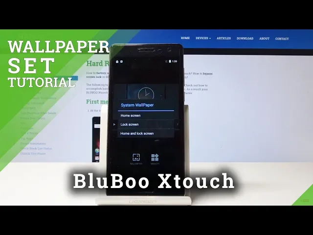 Video thumbnail for BluBoo Xtouch Wallpaper | Set Up Home Screen Look