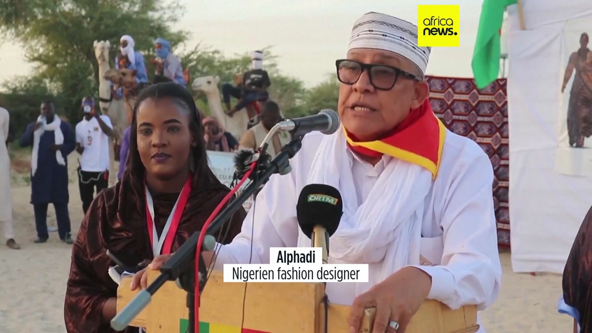 'Video thumbnail for Designer Alphadi returns to Timbuktu with a “Caravan of Peace”'