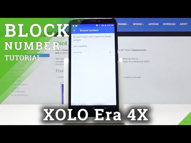 Video thumbnail for How to Block Number in XOLO ERA 4X – Create Blacklist