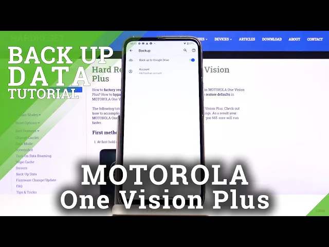 Video thumbnail for How to Enable Google Backup in MOTOROLA One Vision Plus – Find Back Up Option