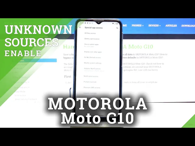 Video thumbnail for How to Allow Unknown Sources in MOTOROLA Moto G10 – Install unknown Apps