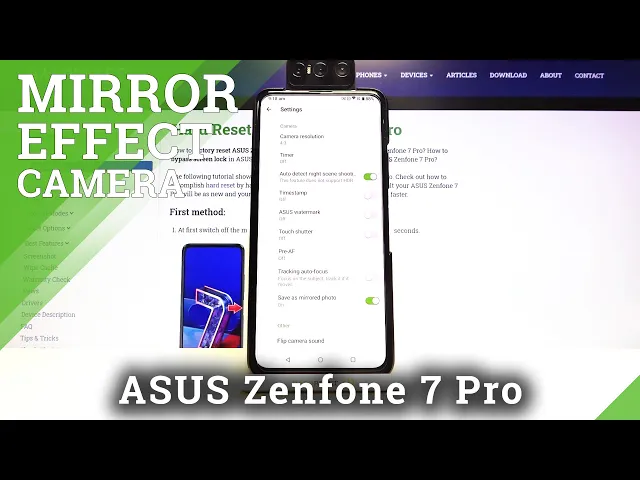 Video thumbnail for How to Switch Off Mirror Effect in ASUS Zenfone 7 Pro – Manage Camera Mirror Effect