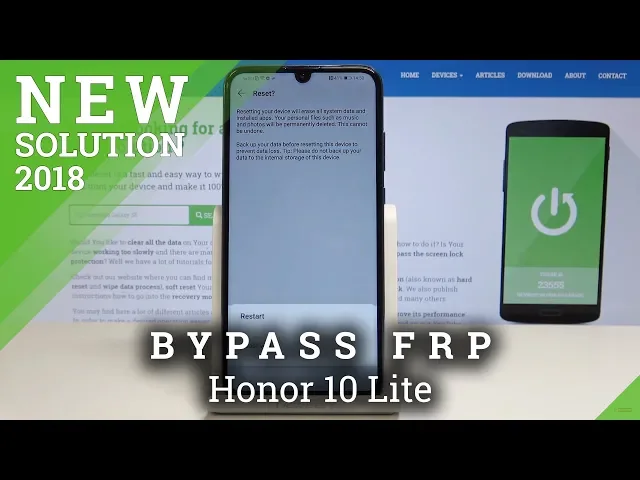Video thumbnail for How to Bypass Google Verifiaction in Honor 10 Lite - Unlock FRP Android 9