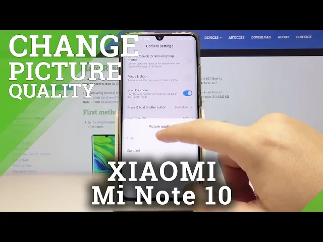 Video thumbnail for How to Change Picture Quality in XIAOMI Mi Note 10 – Camera / Photo Settings