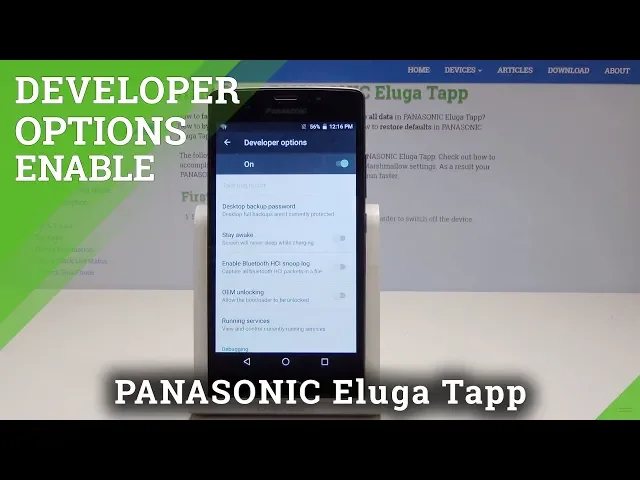 Video thumbnail for How to Enable Developer Options in PANASONIC Eluga Tapp - Allow OEM Unlock