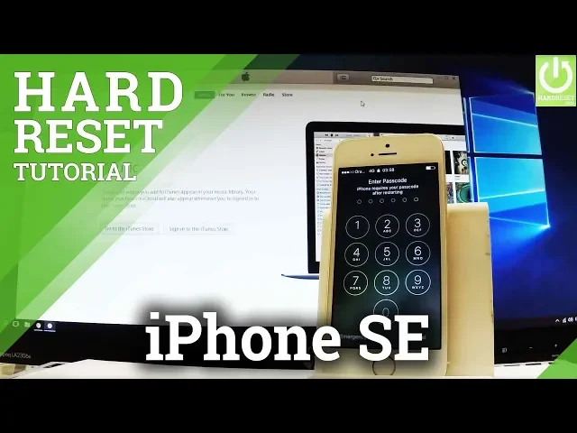 Video thumbnail for APPLE iPhone SE Hard Reset / Bypass Passcode / Restoring / DFU Mode