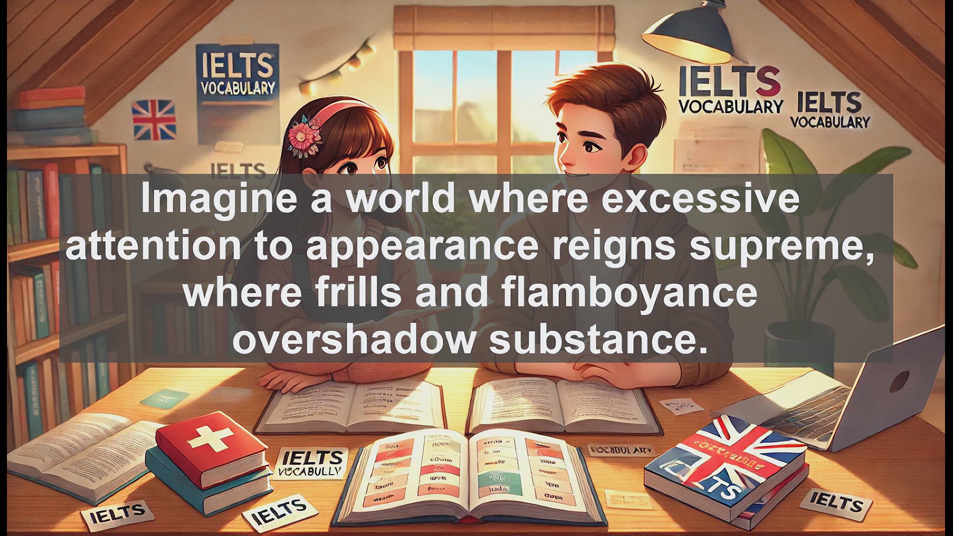 'Video thumbnail for 5000 Must Know IELTS 8.0 Vocabulary - Foppery: The Art of Excessive Vanity'