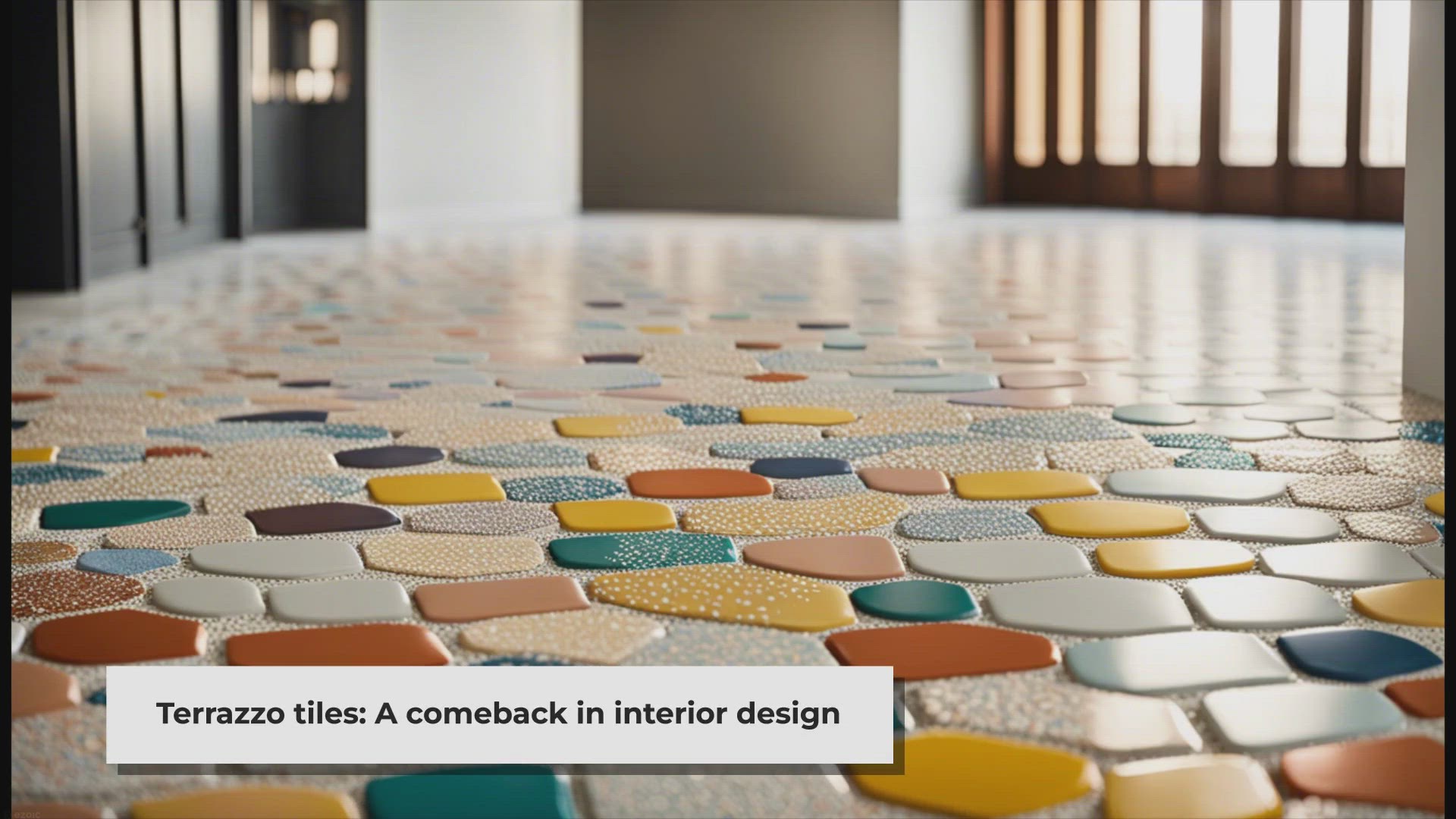 'Video thumbnail for DIY Terrazzo Tile: A Trendy and Affordable Flooring Solution'