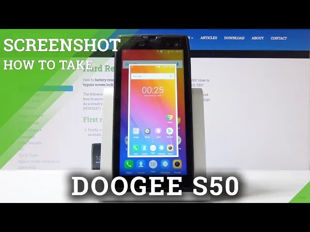 Video thumbnail for How to Capture Screen in DOOGEE S50 - Take Screenshot
