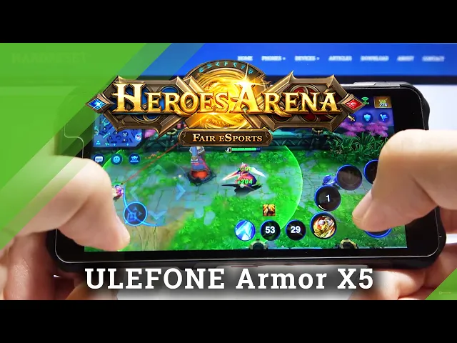 Video thumbnail for Heroes Arena on ULEFONE Armor X5 – Game Test