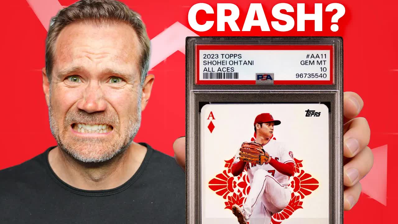 Video thumbnail for Sports Card Investor: Ohtani Market Crash?! Investing in Baseball Cards, MLB & Collectibles