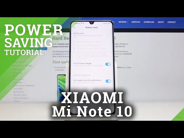 Video thumbnail for How to Enter Power Saving Mode in XIAOMI Mi Note 10 – Save Battery