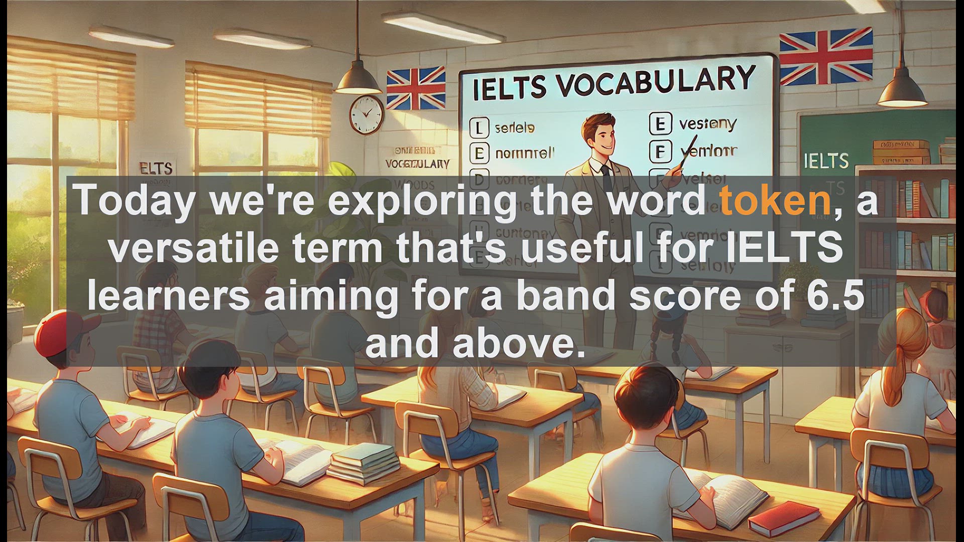 'Video thumbnail for 2500 Must Know IELTS 6.5 Vocabulary - Understanding 'Token': A Key Word for IELTS Success'
