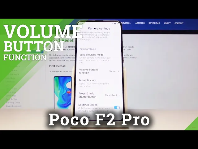 Video thumbnail for How to Change Volume Button Function in XIAOMI Poco F2 Pro – Volume Button in Camera