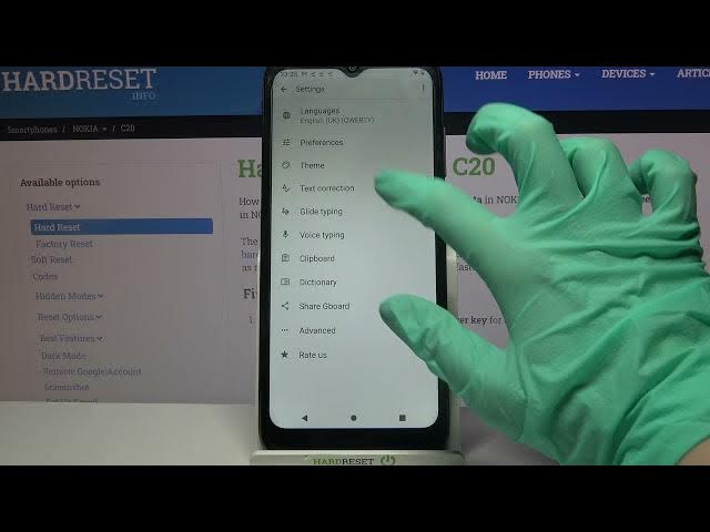 Video thumbnail for How to Find Text Correction Options in NOKIA C20 – Text Correction Options