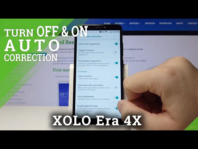 Video thumbnail for How to Enable Auto Correction on XOLO Era 4X – Find Text Correction Options
