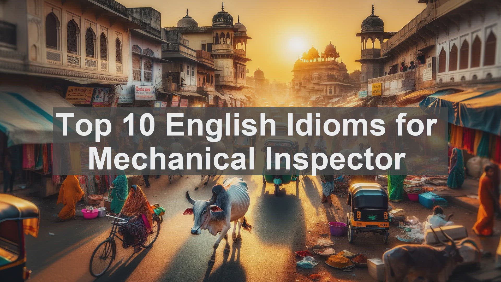 'Video thumbnail for Top 10 English Idioms for Mechanical Inspector'