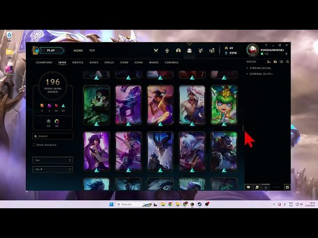 Video thumbnail for How to Check Owned Skins in League of Legends? #lolguide