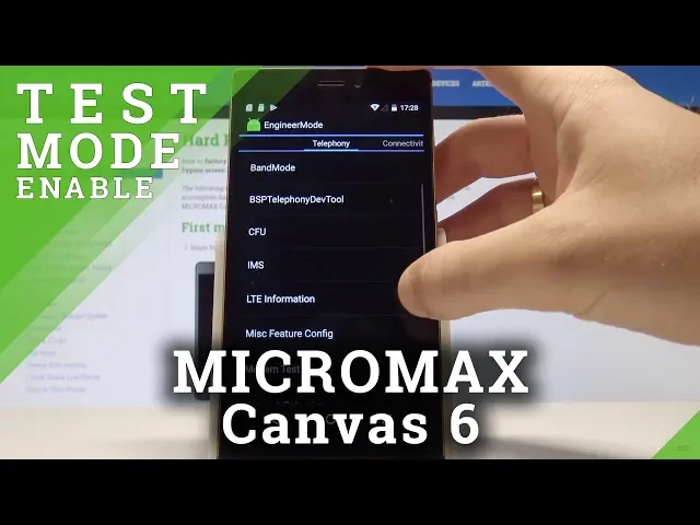 Video thumbnail for How to Enter Engineer Mode in MICROMAX Canvas 6 - Hidden Mode / Tricks & Hacks