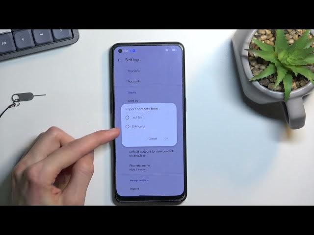 Video thumbnail for How to Import Contacts from SIM Card to the Internal Storage on the OPPO Reno7 Lite - Copy Contacts