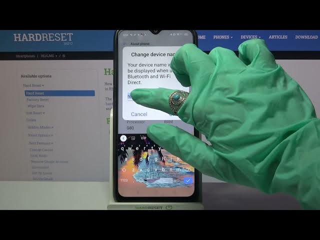 Video thumbnail for How to Change Device Name on REALME 6i – Rename Device