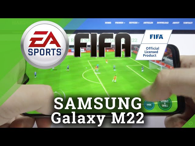 Video thumbnail for Samsung Galaxy M22 Fifa Mobile Gameplay