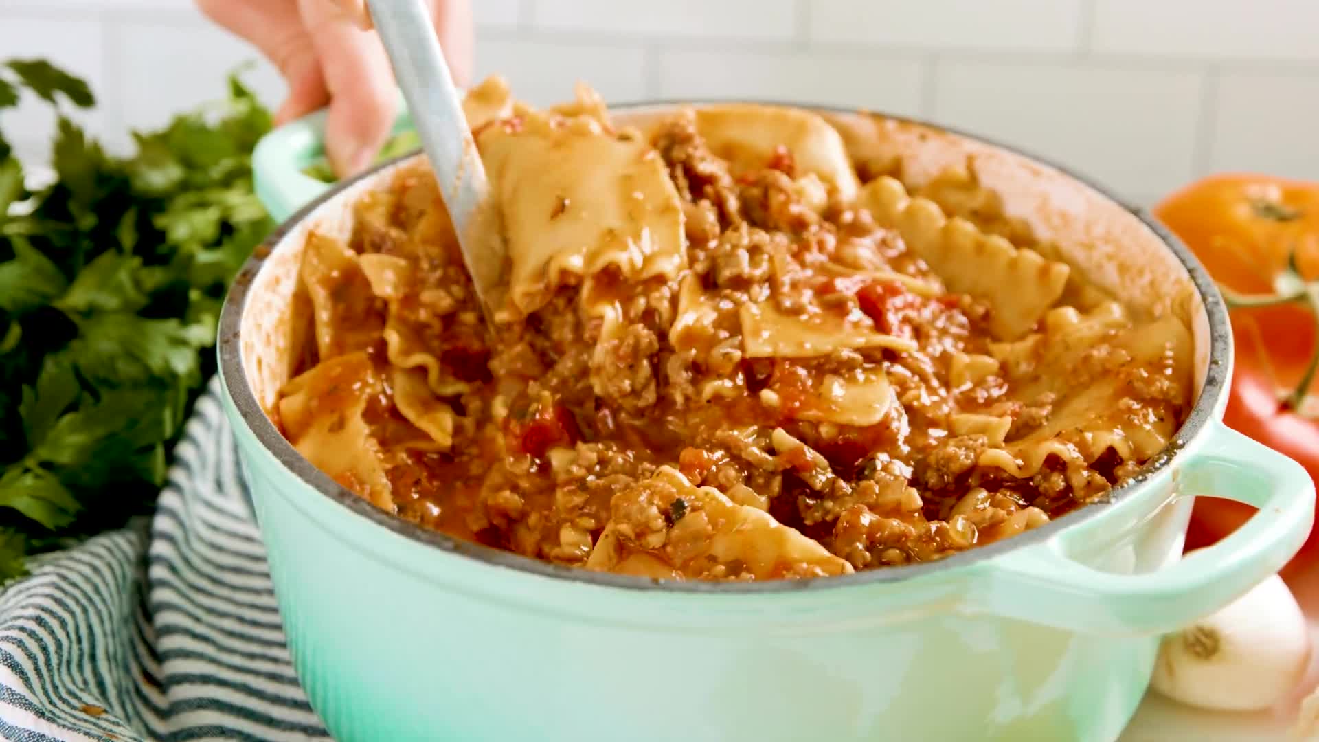 Video thumbnail for Best Homemade Lasagna Soup Recipe