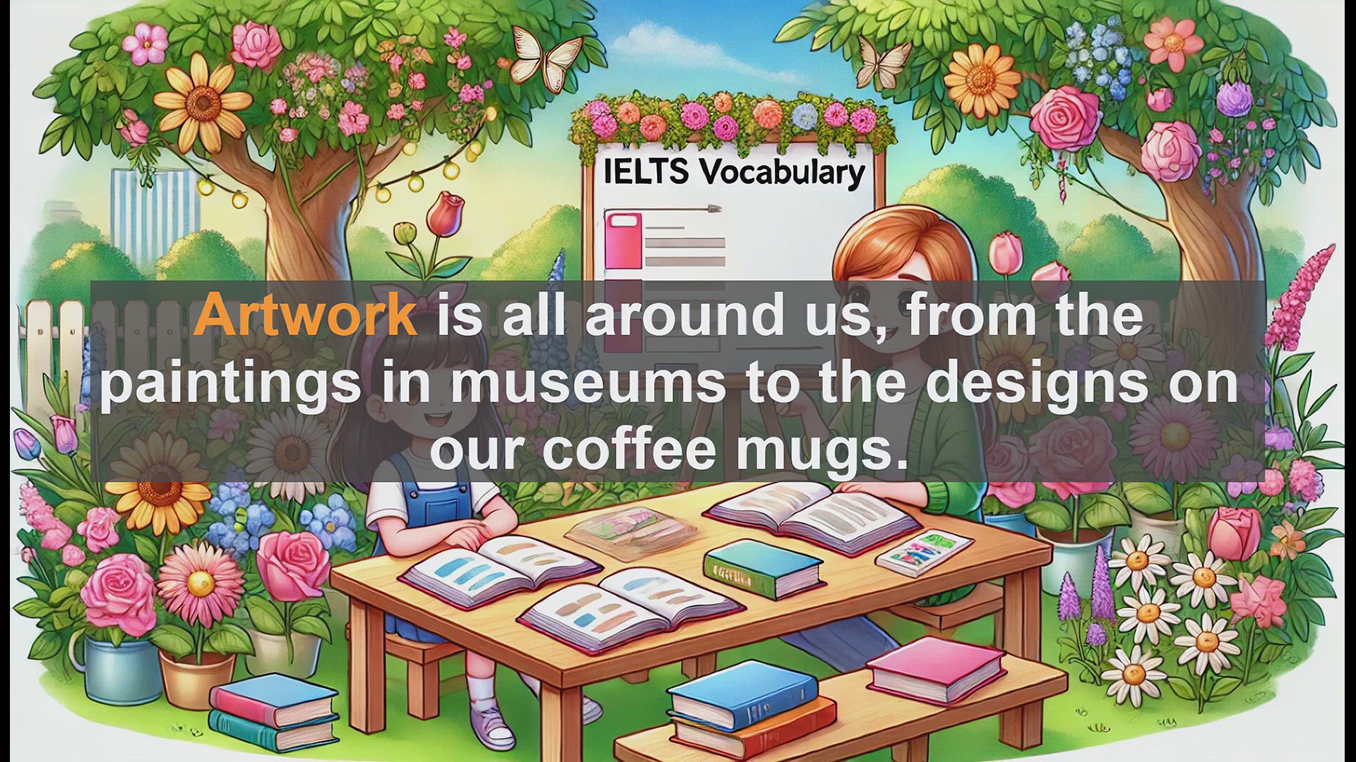 'Video thumbnail for 2500 Must Know IELTS 6.5 Vocabulary - Understanding 'Artwork': A Key Word for IELTS Success'